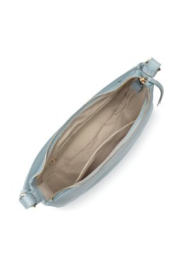 Lancaster 529-77 - CUIR DE VACHETTE - BLEU sac porté épaule lancaster dune hobbo Sacs à mains