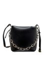 MIA &  JOY MJ2112 - CROUTE DE CUIR - NOIR mini seau kendall sacs-a-mains