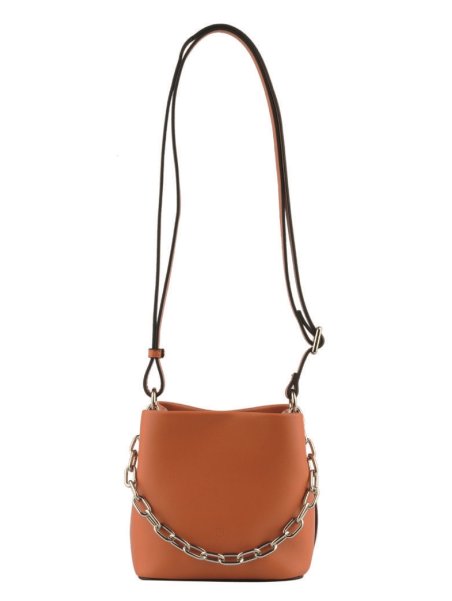 MIA & JOY MJ2112 - CROUTE DE CUIR - CAMEL mini seau kendall Sacs à mains