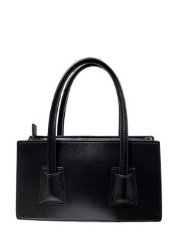 MIA & JOY MJ2114 - CROUTE DE CUIR - NOIR mini sac porte main kendall Sacs à mains