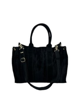 Mila Louise PRUDENCE VFR - TOILE/CUIR - NOIR sac cabas a4 prudence shopping