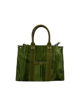 Mila Louise PRUDENCE VFR - TOILE/CUIR - KIWI sac cabas a4 prudence shopping