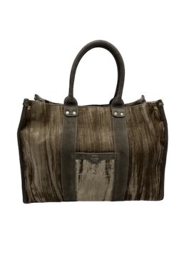 Mila Louise PRUDENCE VFR - TOILE/CUIR - TAUP sac cabas a4 prudence shopping