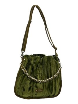 Mila Louise PERCY VFR - TOILE/CUIR - KIWI seau froncé m percy Sacs à mains