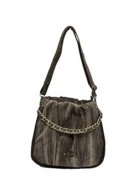 Mila Louise PERCY VFR - TOILE/CUIR - TAUPE F seau froncé m percy Sacs à mains