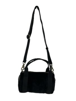 Mila Louise BEE VFR - TOILE/CUIR - NOIR mini sac polochon mila louise bee v Sacs à mains