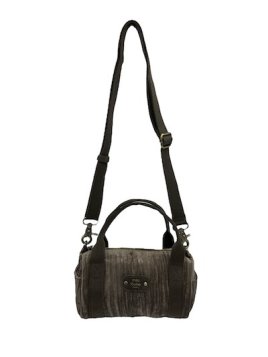 Mila Louise BEE VFR - TOILE/CUIR - TAUPE FUM mini sac polochon mila louise bee v Sacs à mains