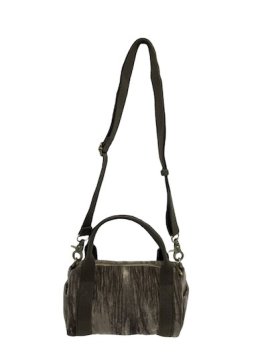 Mila Louise BEE VFR - TOILE/CUIR - TAUPE FUM mini sac polochon mila louise bee v Sacs à mains