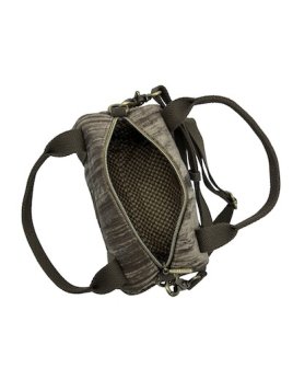 Mila Louise BEE VFR - TOILE/CUIR - TAUPE FUM mini sac polochon mila louise bee v Sacs à mains