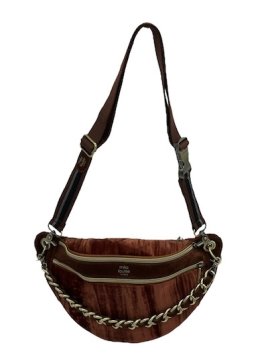 Mila Louise PETRA M VFR - TOILE/CUIR - COGNA banane m petra Sacs à mains