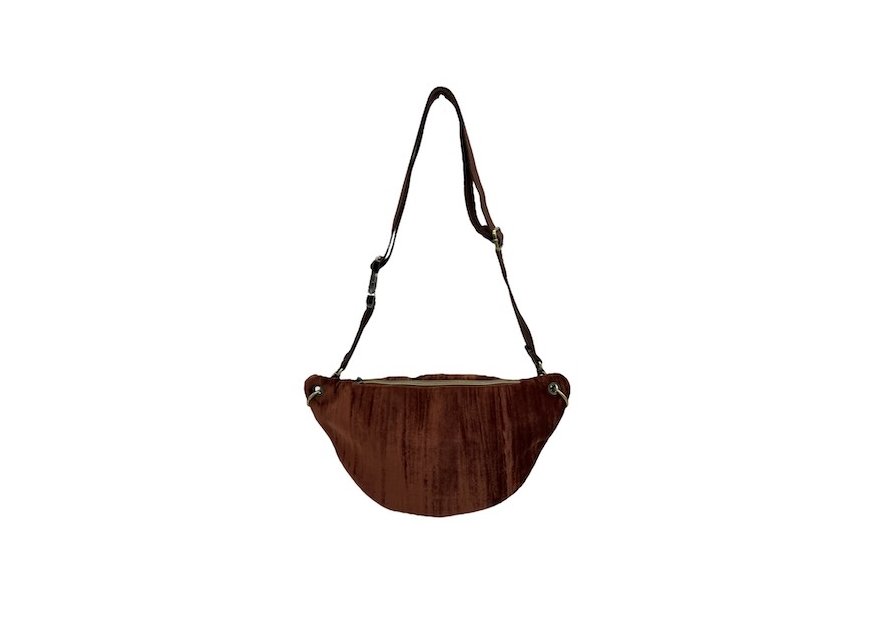 Mila Louise PETRA M VFR - TOILE/CUIR - COGNA banane m petra Sacs à mains