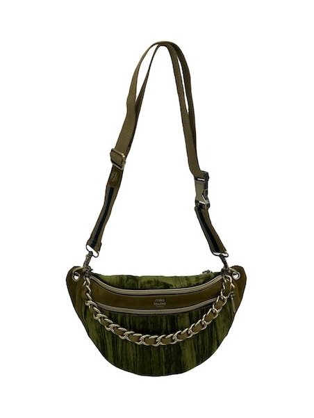 Mila Louise PETRA M VFR - TOILE/CUIR - KIWI banane m petra Sacs à mains