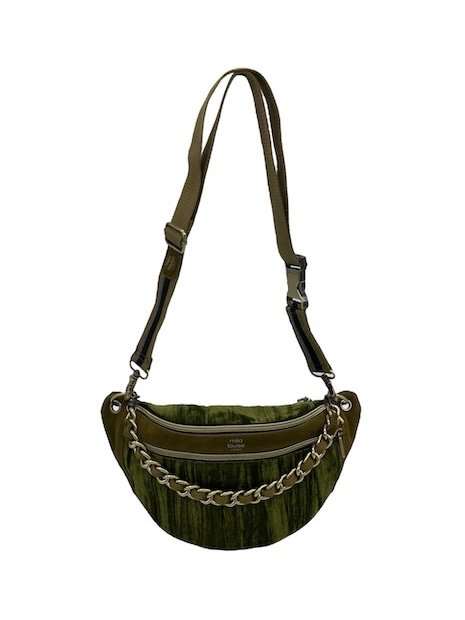 Mila Louise PETRA M VFR - TOILE/CUIR - KIWI banane m petra sacs-a-mains