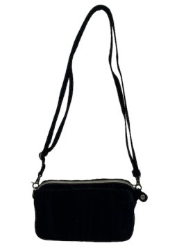 Mila Louise TROTTY VFR - TOILE/CUIR - NOIR mini sac mila louise trotty vfr velours Sacs à mains