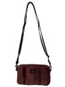 Mila Louise TROTTY VFR - TOILE/CUIR - COGNAC mini sac mila louise trotty vfr velours sacs-a-mains
