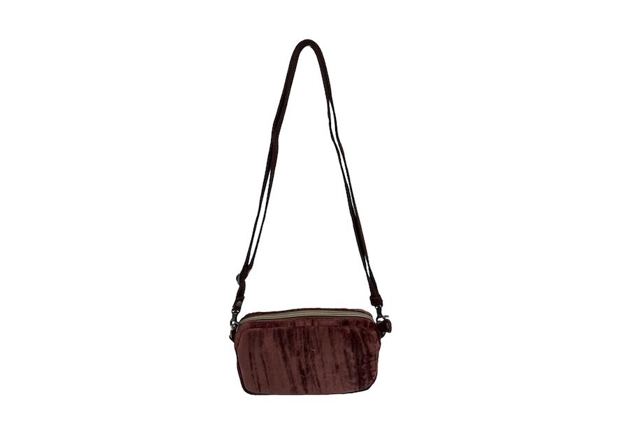 Mila Louise TROTTY VFR - TOILE/CUIR - COGNAC mini sac mila louise trotty vfr velours Sacs à mains
