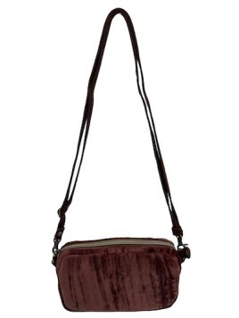 Mila Louise TROTTY VFR - TOILE/CUIR - COGNAC mini sac mila louise trotty vfr velours Sacs à mains