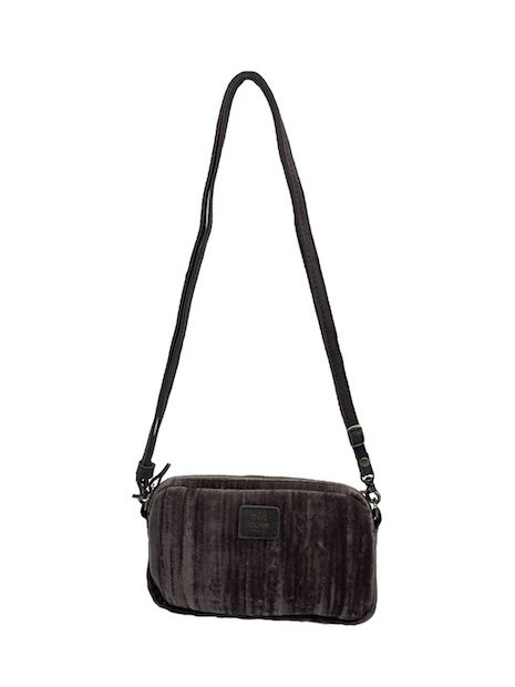 Mila Louise TROTTY VFR - TOILE/CUIR - TAUPE  mini sac mila louise trotty vfr velours sacs-a-mains