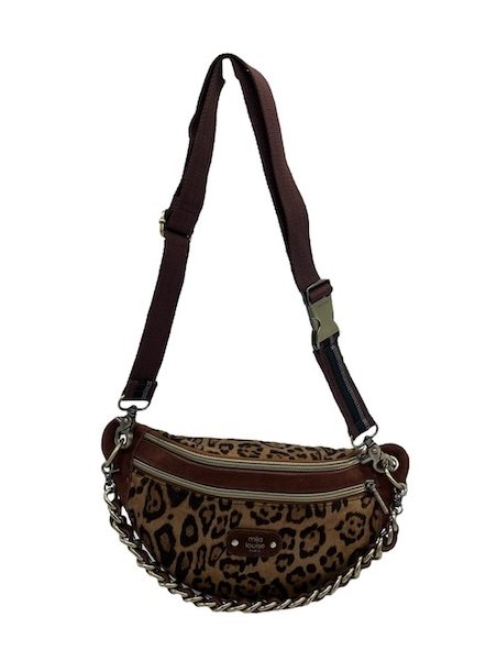 Mila Louise PETRA LP1 - TOILE/CUIR - COGNAC banane l petra Sacs à mains