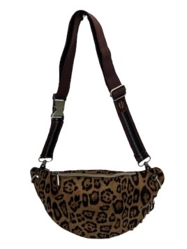 Mila Louise PETRA LP1 - TOILE/CUIR - COGNAC banane l petra Sacs à mains