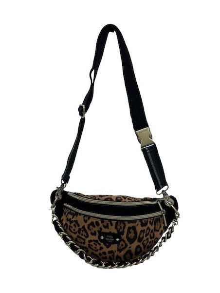 Mila Louise PETRA LP1 - TOILE/CUIR - NOIR/CO banane l petra Sacs à mains