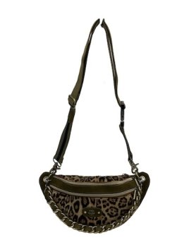 Mila Louise PETRA LP1 - TOILE/CUIR - KIWI banane l petra Sacs à mains