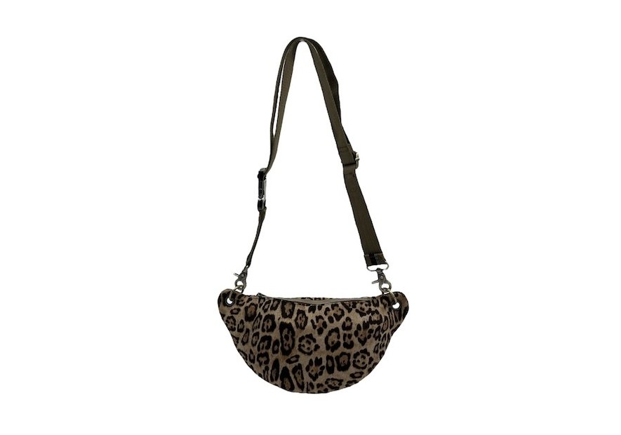 Mila Louise PETRA LP1 - TOILE/CUIR - KIWI banane l petra Sacs à mains