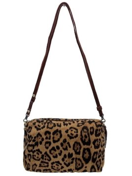 Mila Louise MAMA LP1 - TOILE/CUIR - COGNAC sac trotteur s mama Sacs à mains