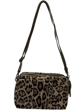 Mila Louise MAMA LP1 - TOILE/CUIR - KIWI sac trotteur s mama Sacs à mains