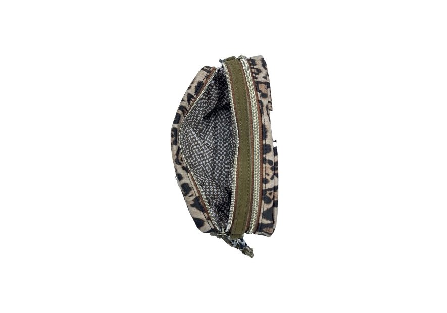 Mila Louise MAMA LP1 - TOILE/CUIR - KIWI sac trotteur s mama Sacs à mains