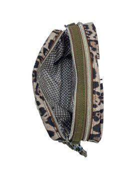 Mila Louise MAMA LP1 - TOILE/CUIR - KIWI sac trotteur s mama Sacs à mains