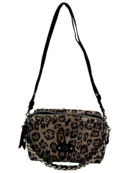 Mila Louise MAMA LP1 - TOILE/CUIR - NOIR/NUD sac trotteur s mama Sacs à mains