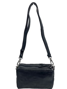 Mila Louise MAMA T - LAINE/CUIR - NOIR sac trotteur shearling mama Sacs à mains
