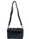 Mila Louise MAMA T - LAINE/CUIR - NOIR sac trotteur shearling mama sacs-a-mains