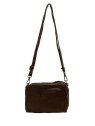 Mila Louise MAMA T - LAINE/CUIR - NUDE COGNA sac trotteur shearling mama sacs-a-mains