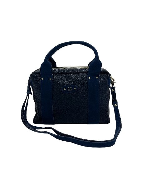 Mila Louise MAPA AR4 - TEP/CUIR - ENCRE BLEU sac porté main s bandoulière mapa Sacs à mains