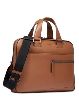 Lancel A12980 - CUIR DE VACHETTE - COGN porte documents lancel max Sac business