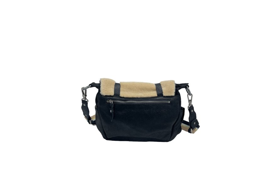 Mila Louise BAYA T - CUIR DE VACHETTE - NOIR sac a main porté travers Sacs à mains