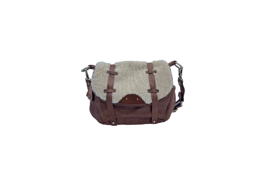 Mila Louise BAYA T - CUIR DE VACHETTE - NUDE sac a main porté travers Sacs à mains