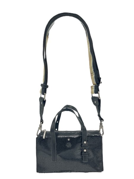 Mila Louise LYA BB - CUIR DE VACHETTE - NOIR sac a main porté travers Sacs à mains