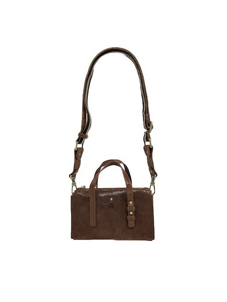 Mila Louise LYA BB - CUIR DE VACHETTE - COGN sac a main porté travers Sacs à mains