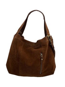 Mila Louise SHELL V - CUIR DE VACHETTE - COG sac shopping porté épaule shopping