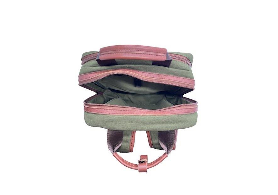 sir edward SIGMA - TOILE/CUIR - KAKI sac à dos ordi 15" sigma Sac business