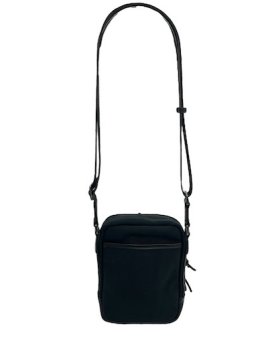 sir edward GAMMA - TOILE/CUIR - NOIR sac homme zip gamma sac h zip