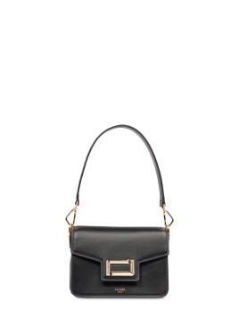 Lancel A13147 - CUIR DE VACHETTE - NOIR sac à rabat lancel angele Sacs à mains