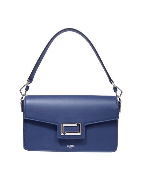 Lancel A13149 - CUIR DE VACHETTE - BLEU sac à rabat m angele Sacs à mains