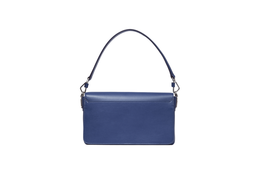 Lancel A13149 - CUIR DE VACHETTE - BLEU sac à rabat m angele Sacs à mains