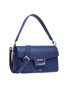 Lancel A13149 - CUIR DE VACHETTE - BLEU sac à rabat m angele Sacs à mains