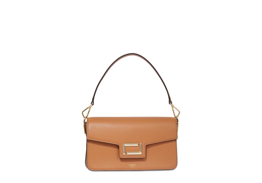 Lancel A13149 - CUIR DE VACHETTE - CAME sac à rabat m angele Sacs à mains