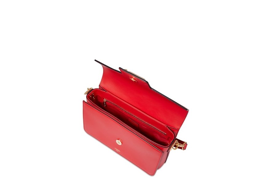 Lancel A13149 - CUIR DE VACHETTE - ROUG sac à rabat m angele Sacs à mains